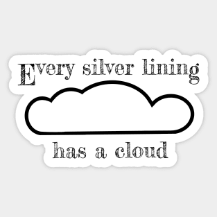 Every Silver Lining Sticker